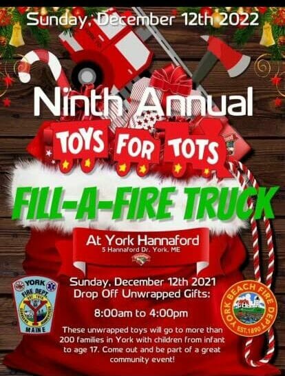 Stuff a Truck - Toys for Tots - York Maine